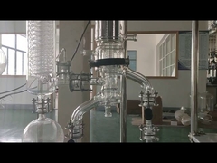 Instrumen Lapis Tunggal Reaktor Kaca Lab yang Nyaman untuk Material Padat