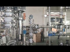 Reaktor Kaca Kimia Baja Tahan Karat 304 Lab Jacketed Crystallizer Distiller