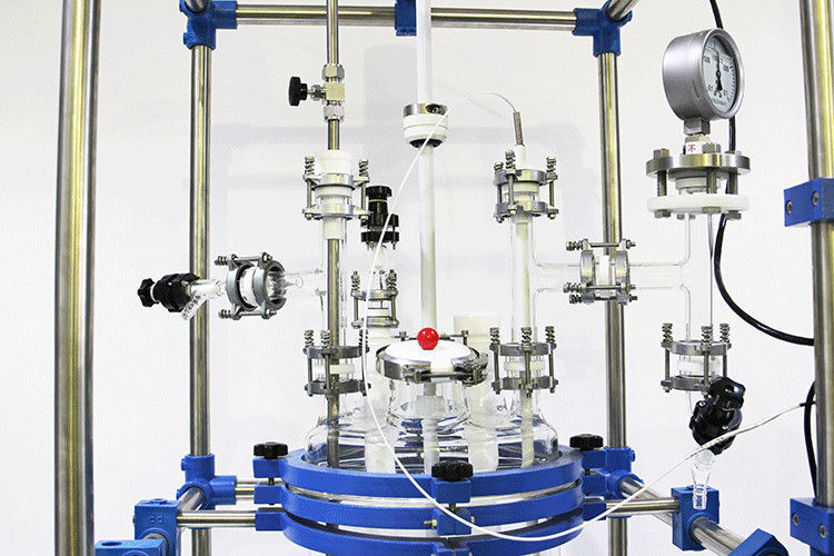 Safe Processing Chemical Glass Reactor Completely Sealed System